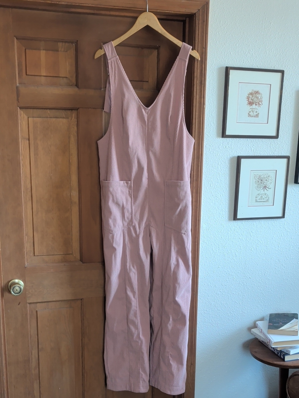 Women’s Dusty Rose Corduroy Jumpsuit